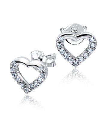 Heart CZ Stud Earring STS-3192